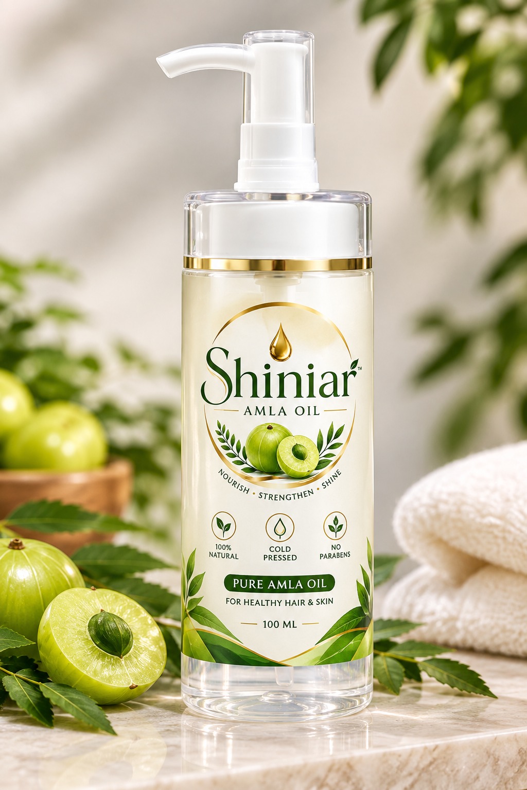 Shiniar Amla Hair Oil 550ml Bottle